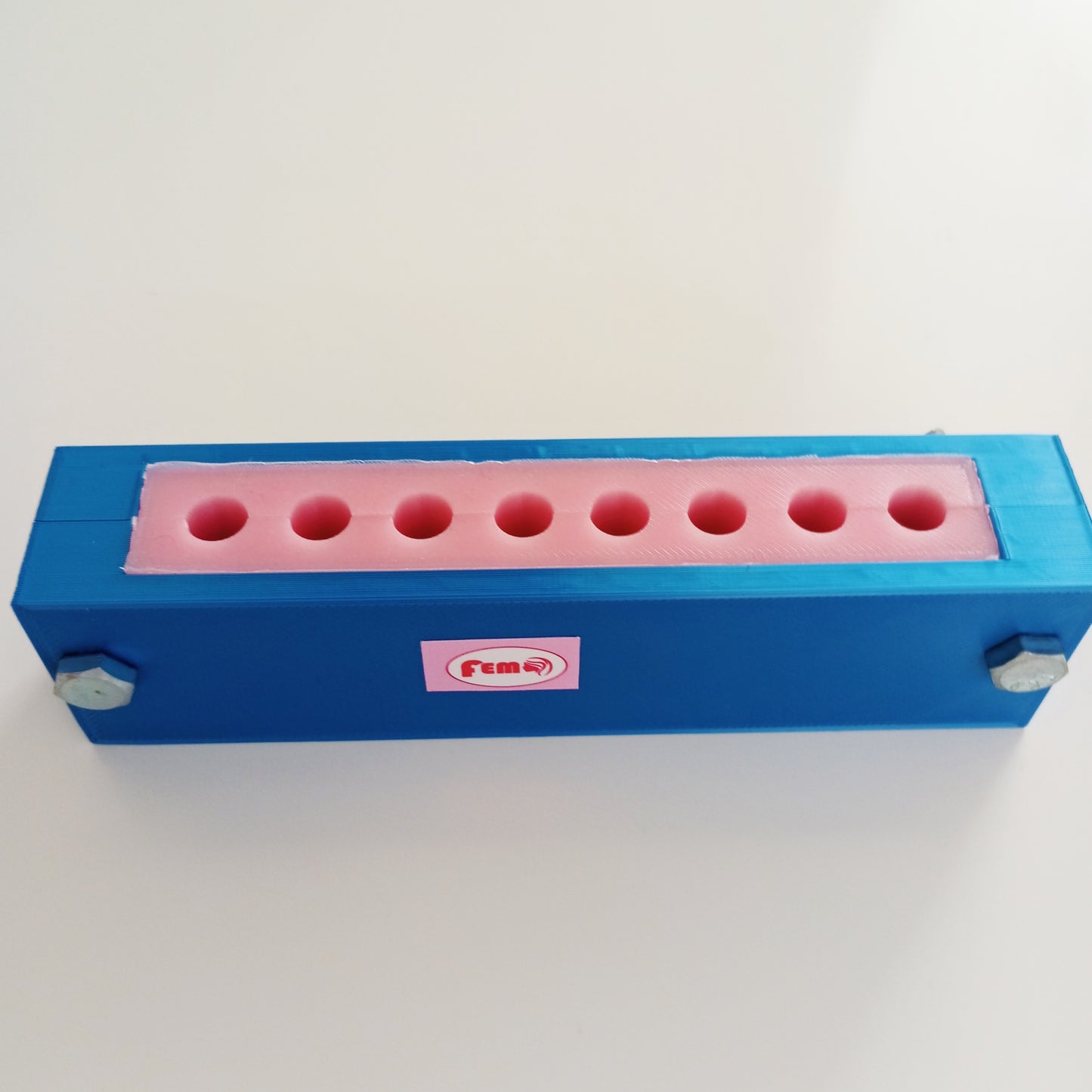 Molde para óvulos o supositorios de 8